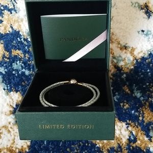 Leather Pandora Wrap Bracelet